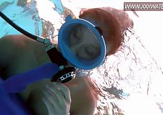 Minnie Manga beautiful underwater pornstar