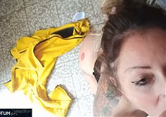 Are you stupid? Dont fuck my pussy, you have to fuck my ass and screw it! - italian homemade video
