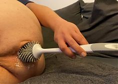 BHDL in - Hard Slutty Sinkhole Cleaning - Deep Assfuck with Toiletbrush